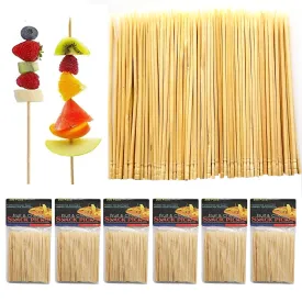 1200 Appetizer Picks Skewer Sticks Hors D'oeuvres Fruit Cheese Parties 3-3/4"