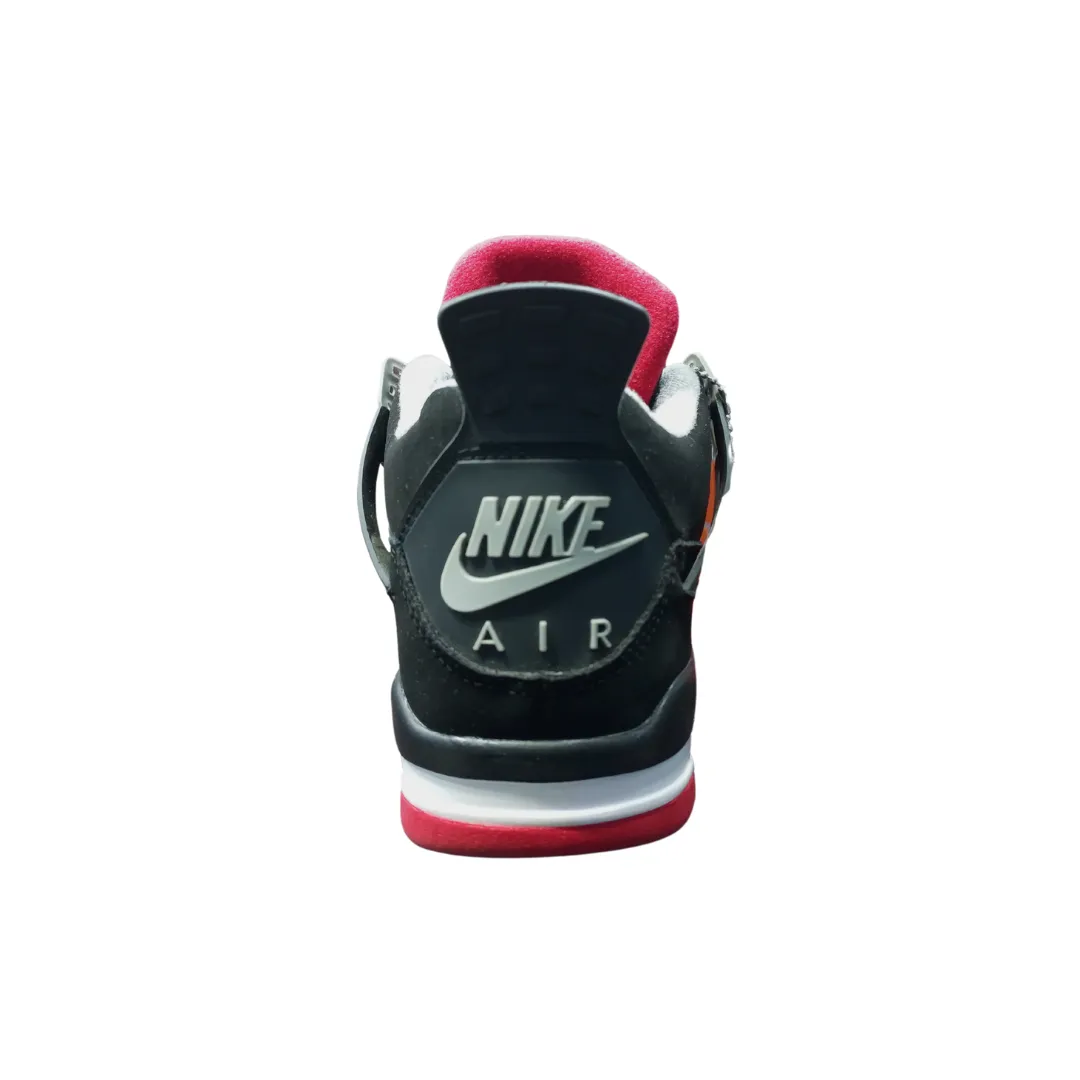 AJ 4 "Bred" (Black/Red) 🏀