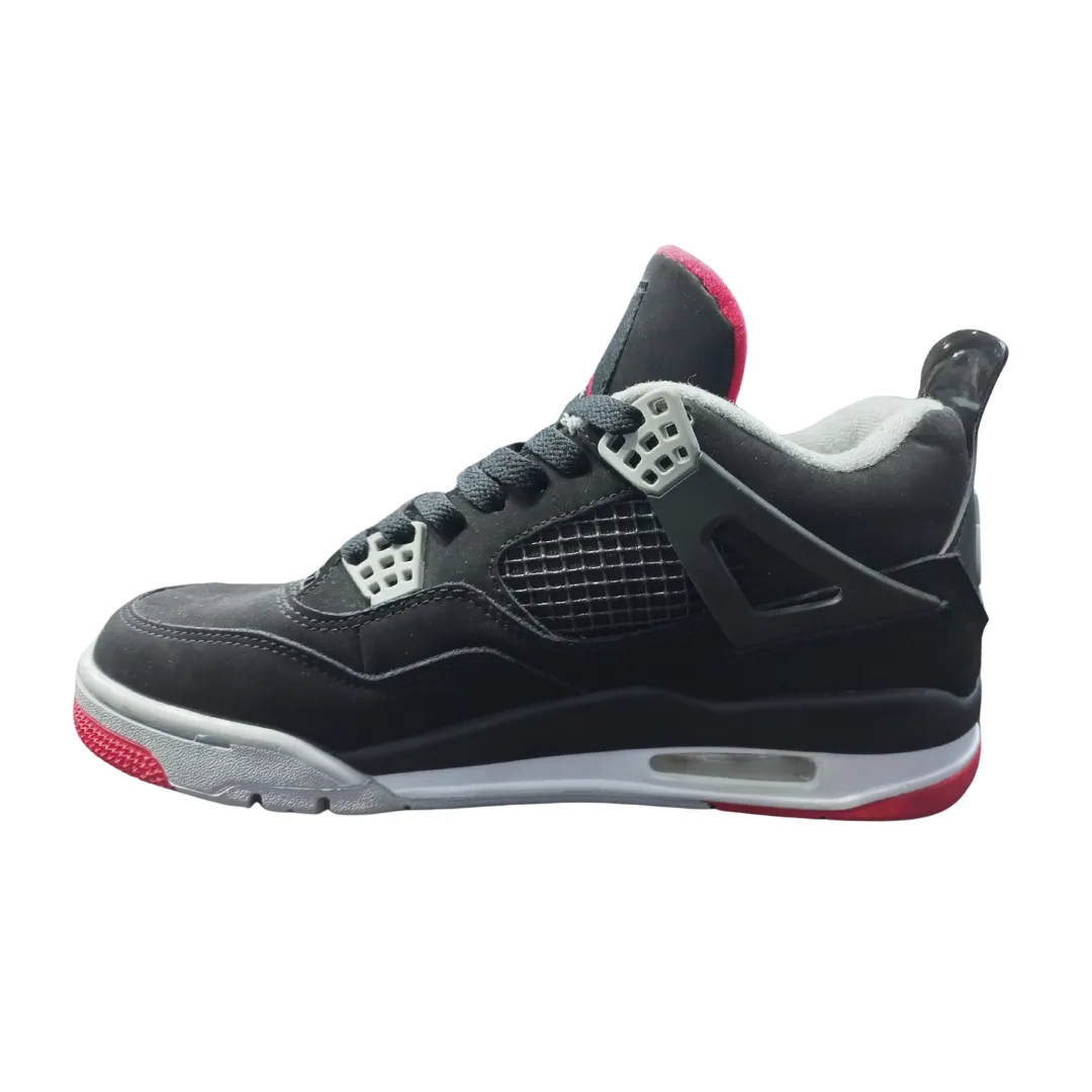 AJ 4 "Bred" (Black/Red) 🏀