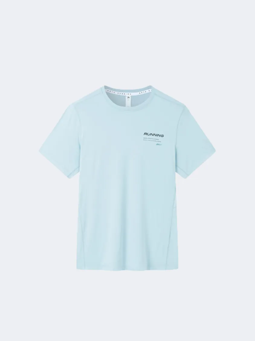Anta Tee Men Running T-Shirt Blue