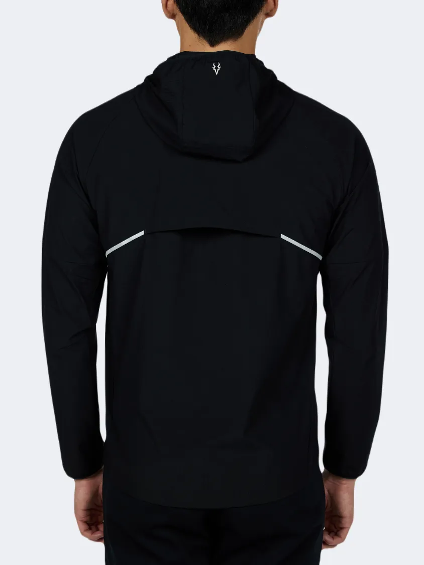 Anta Woven Men Running Jacket Black