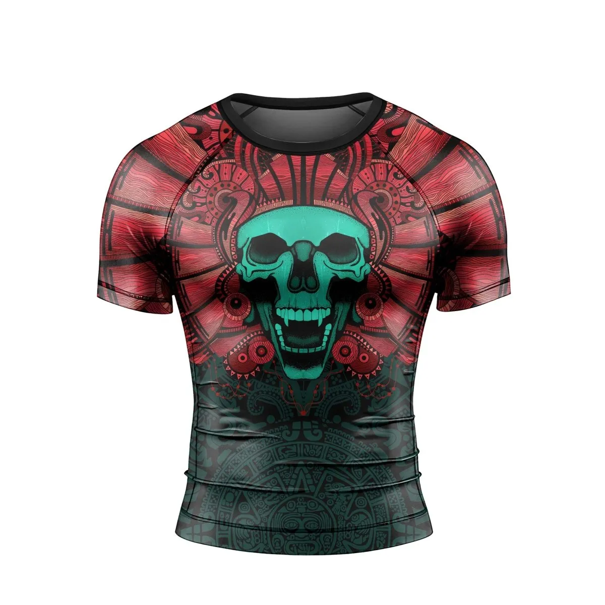Aztec Heritage Men's Short Sleeve Rash Guard