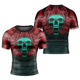 Aztec Heritage Men's Short Sleeve Rash Guard