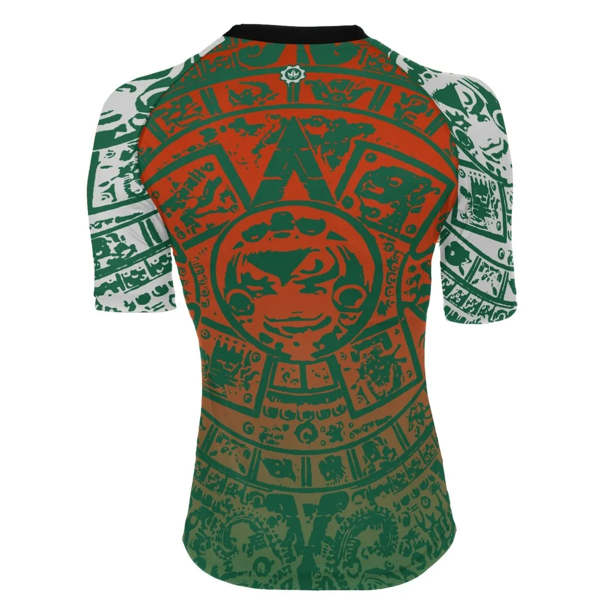 Aztec Iguana Warrior Women's Short Sleeve Rash Guard