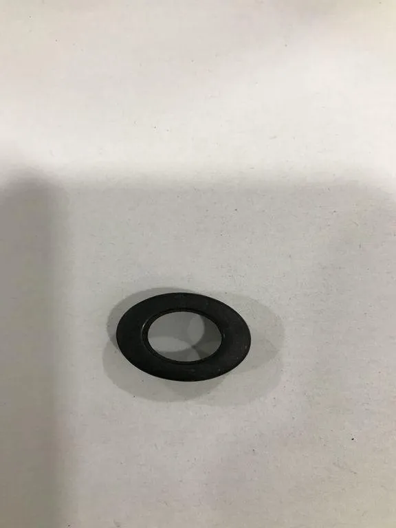 Black Matte Oval Plastic Beads