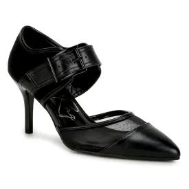 Buckle Detail Pump Sandals