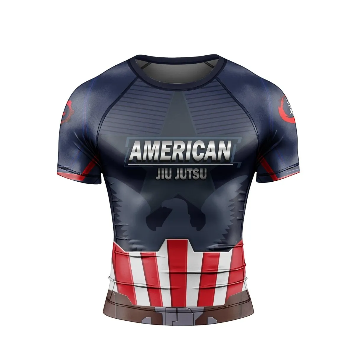 Captain American Short Sleeve Rash Guard