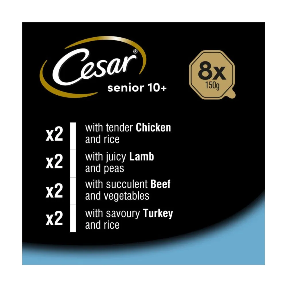 Cesar Foil Selection 8x150g Senior 10 
