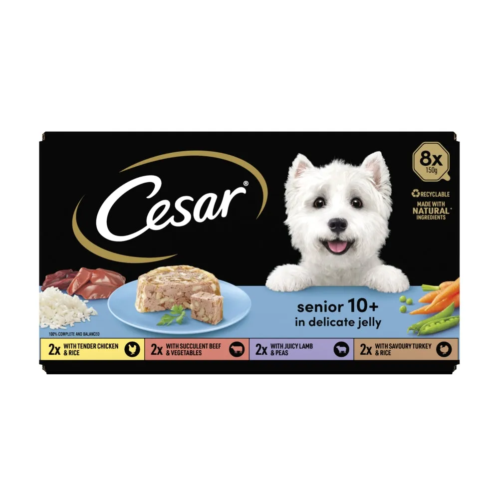 Cesar Foil Selection 8x150g Senior 10 