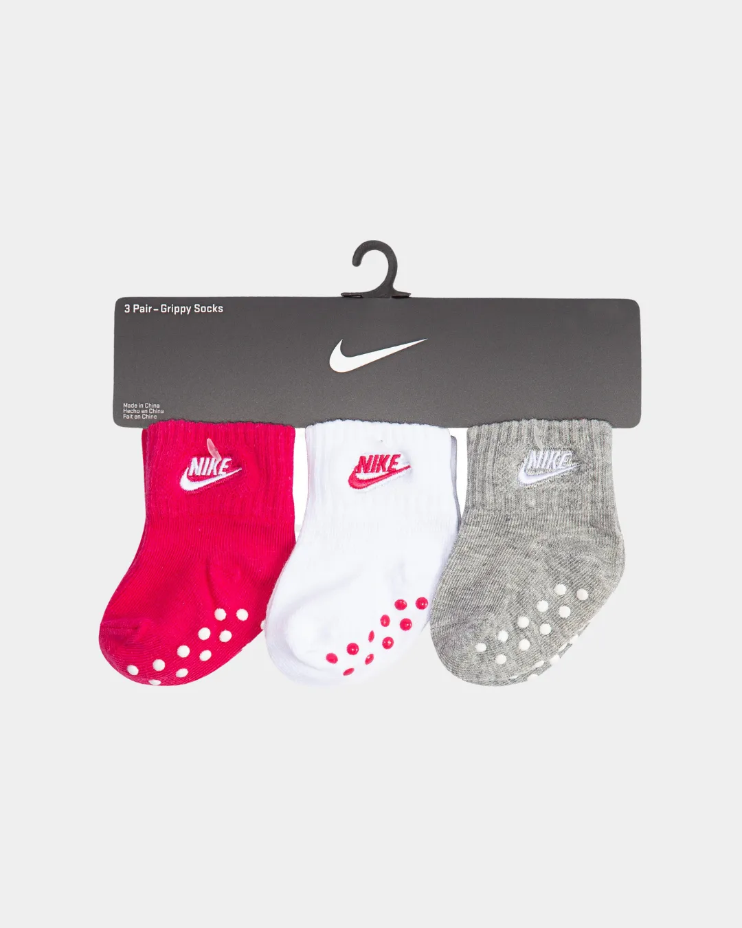Chaussettes Nike Bébé - Rose/Blanc/Gris