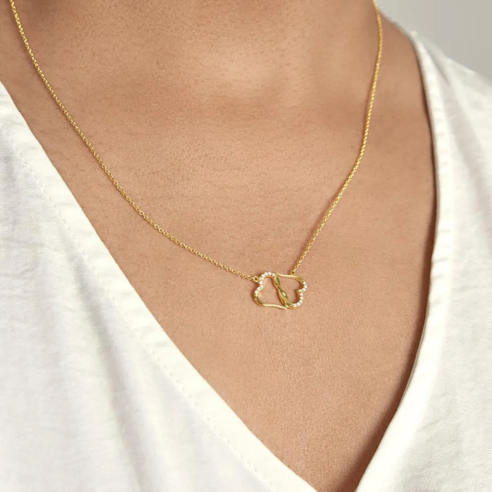 Christmas Gift for Daughter, Christmas Heart Diamond Daughter Necklace, Minimalist Holiday Gift, Gift that Keeps on Giving