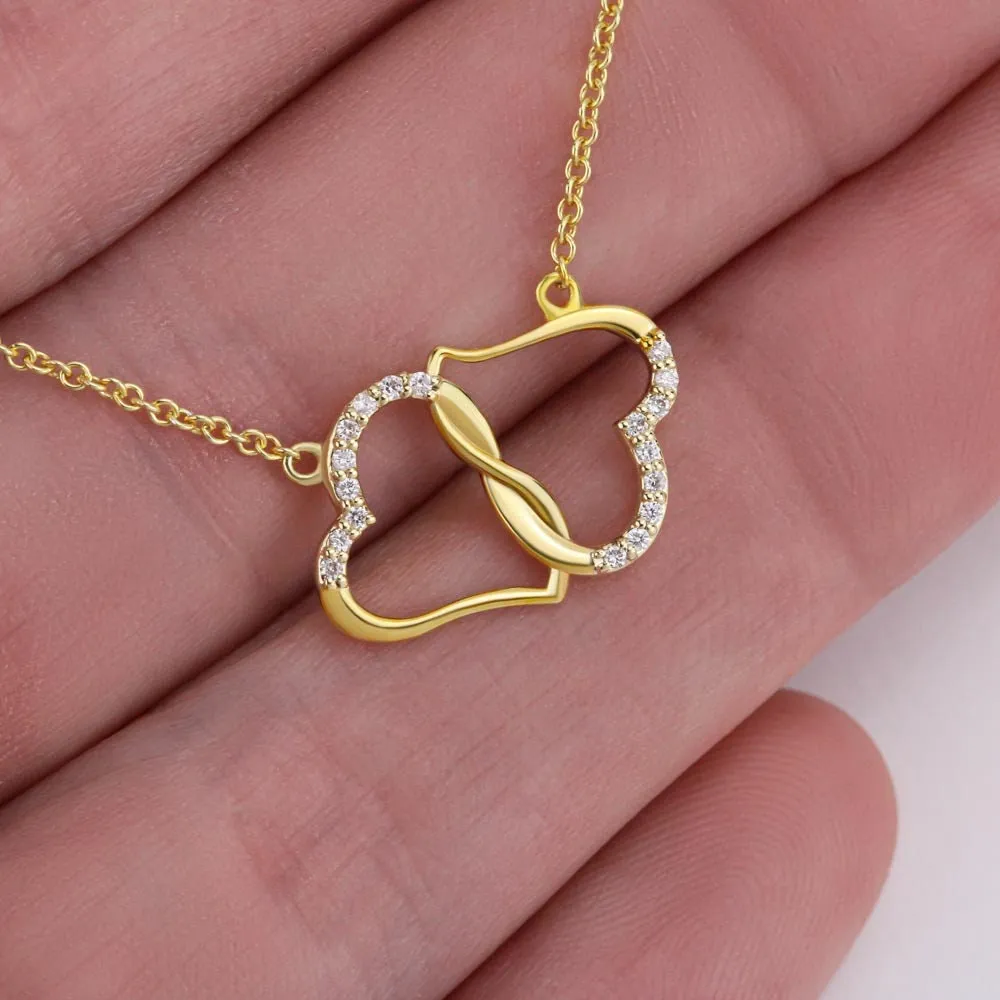 Christmas Gift for Daughter, Christmas Heart Diamond Daughter Necklace, Minimalist Holiday Gift, Gift that Keeps on Giving