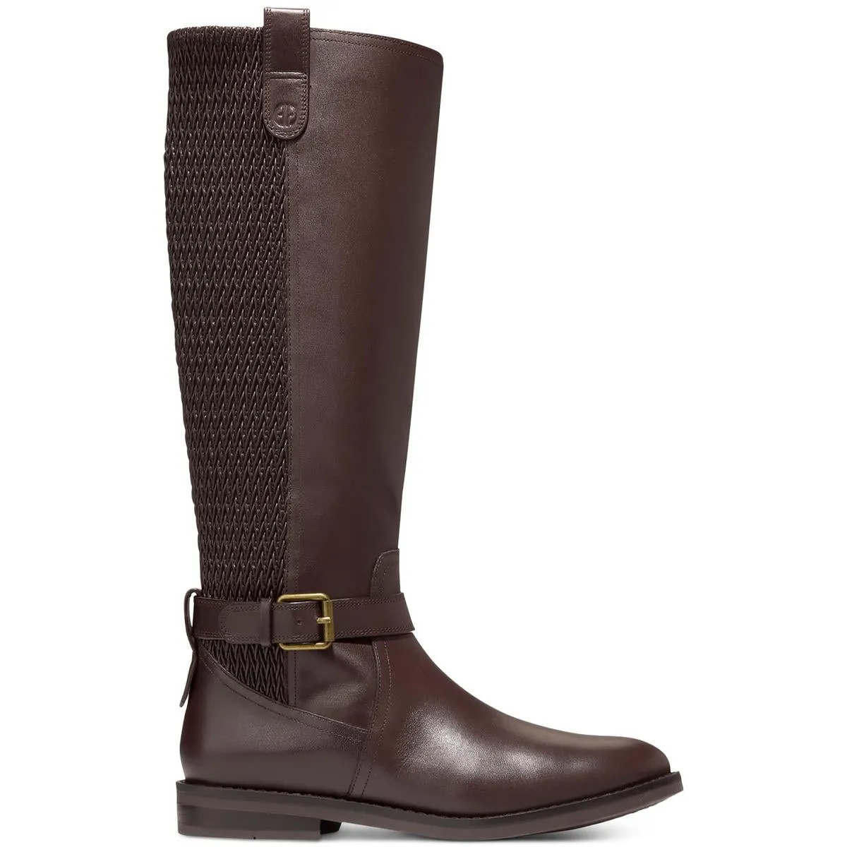 Cole Haan Womens Cape Stretch Boot Leather Knee-High Boots