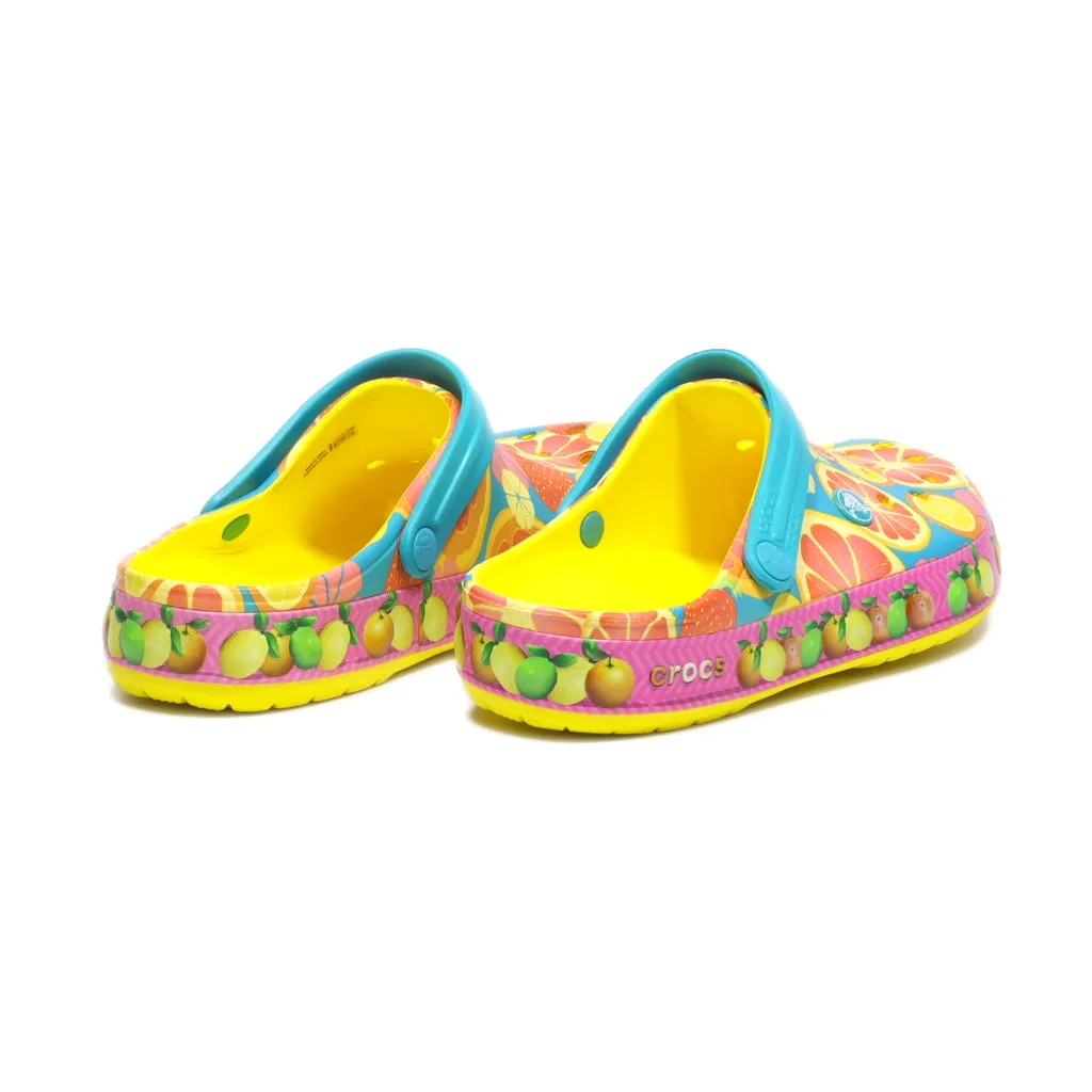 Crocs Crocband Clogs Rubber Multicolour Colour For Women
