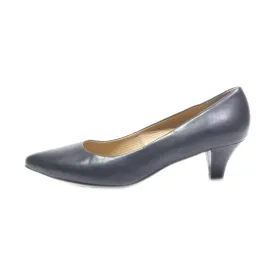 Eram Kitten Heels Leather Black Colour For Women