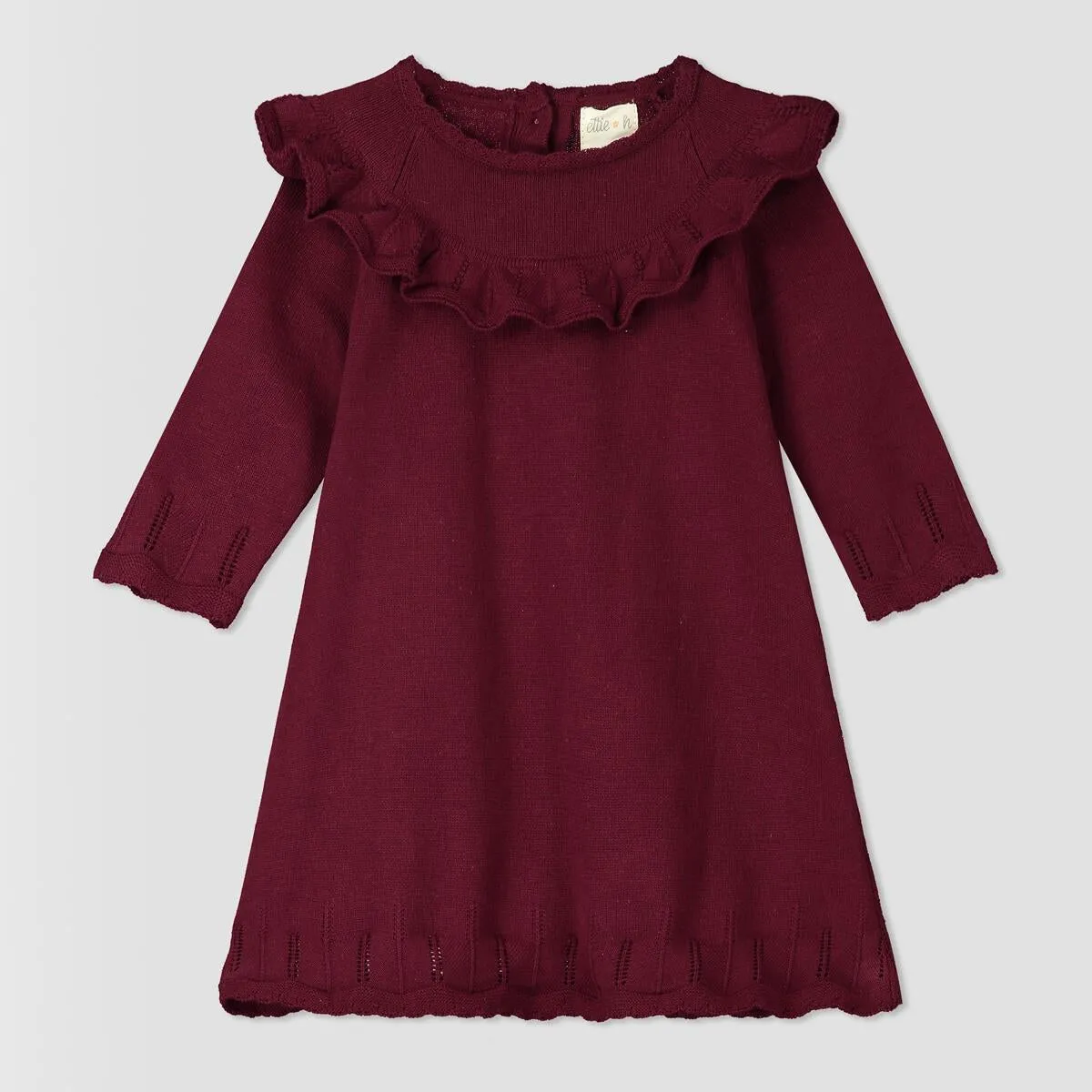 ettie   h Tressa Dress - Burgundy Knit