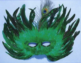 Fiesta Feather Mask