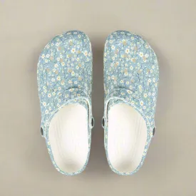 Floral EVA Foam Rubber Clogs - Comfortable Garden Footwear