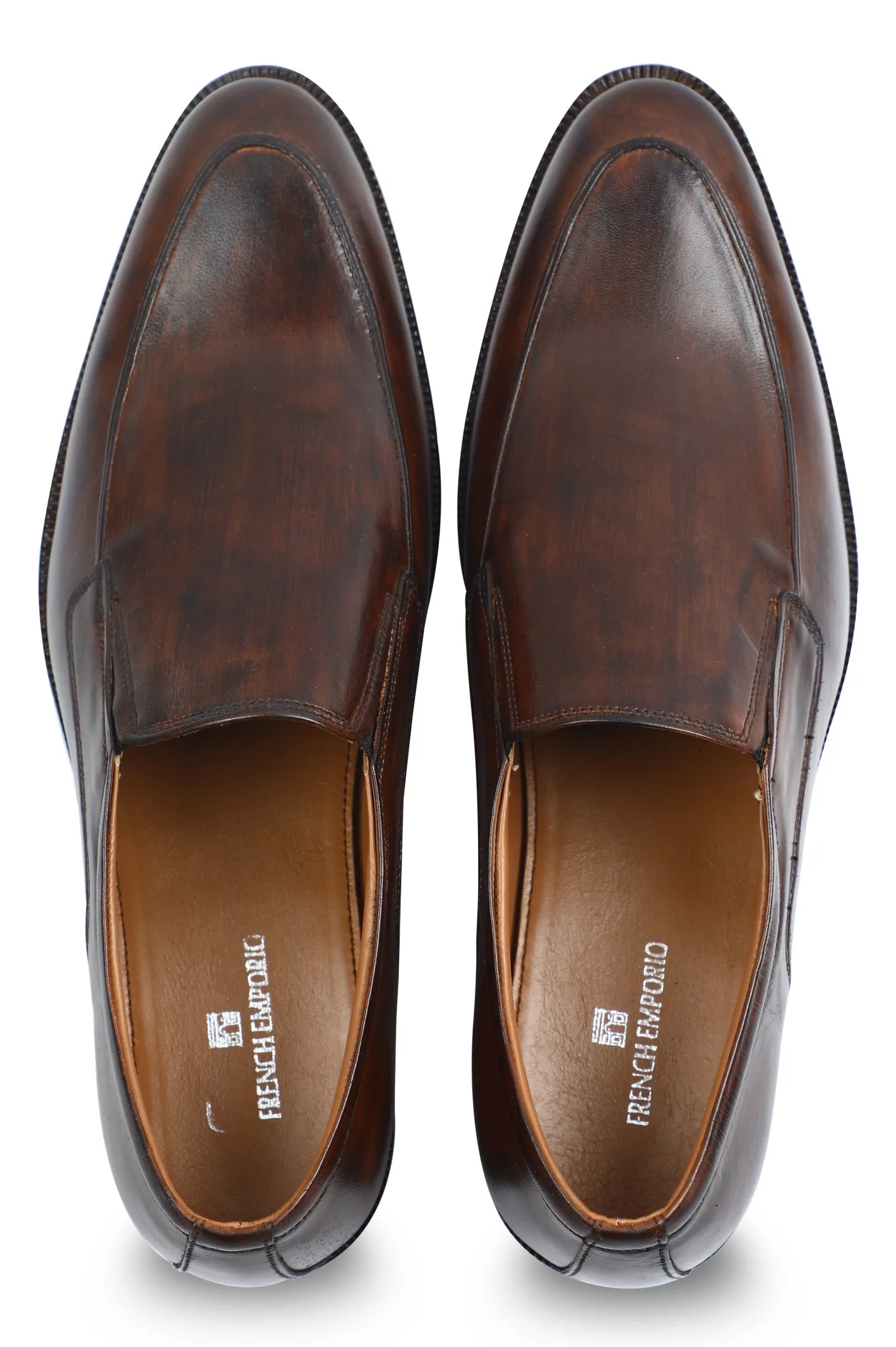 Formal Shoes For Men in Brown SKU: SMF-0156-BROWN