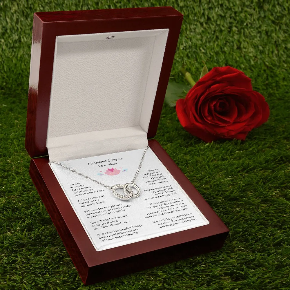 Gift for Bride, Necklace for Bride, Mom To Daughter Wedding, Perfect Pair, Gift from Mom, Gift from Mother of the Bride, Mother Daughter