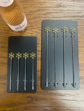 Gold Star Drink Stirrers / Cocktail Picks