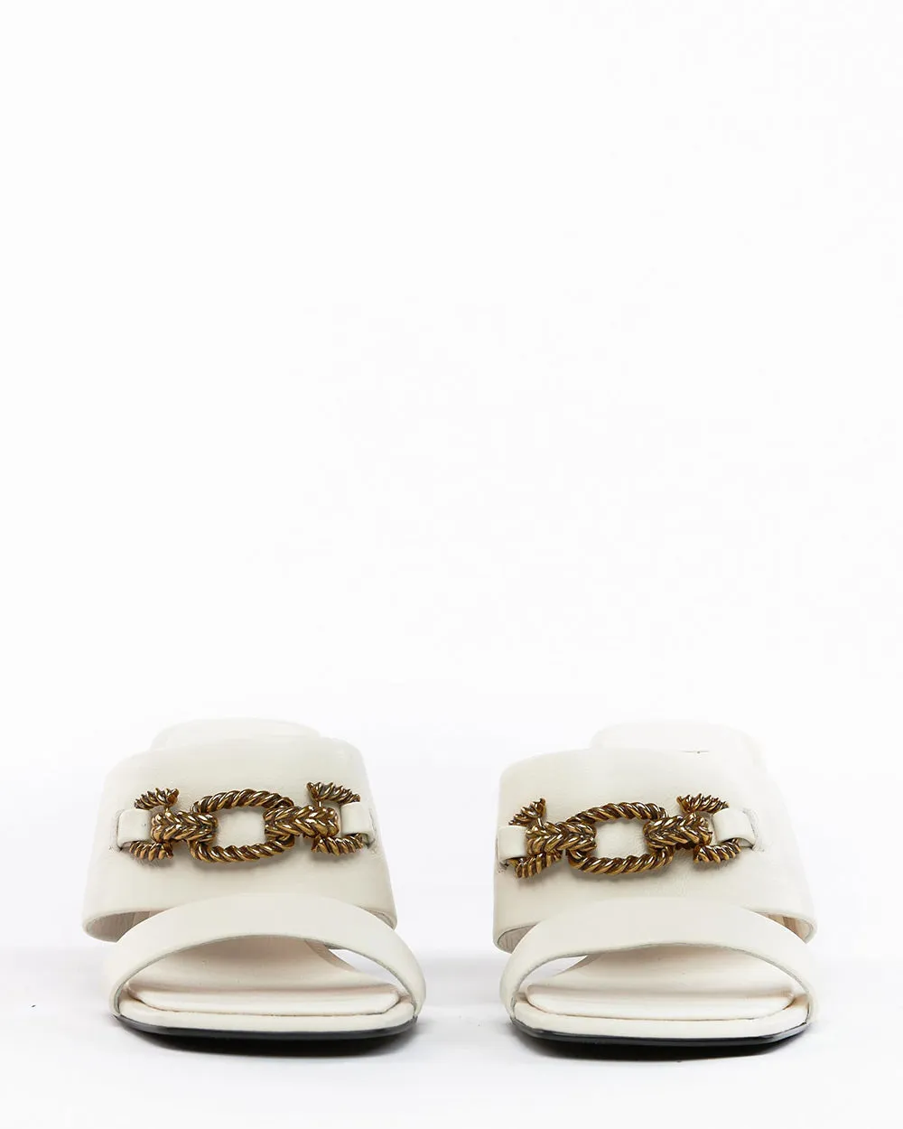 Hael & Jax Cassatt Porcelain Leather Heel Slide