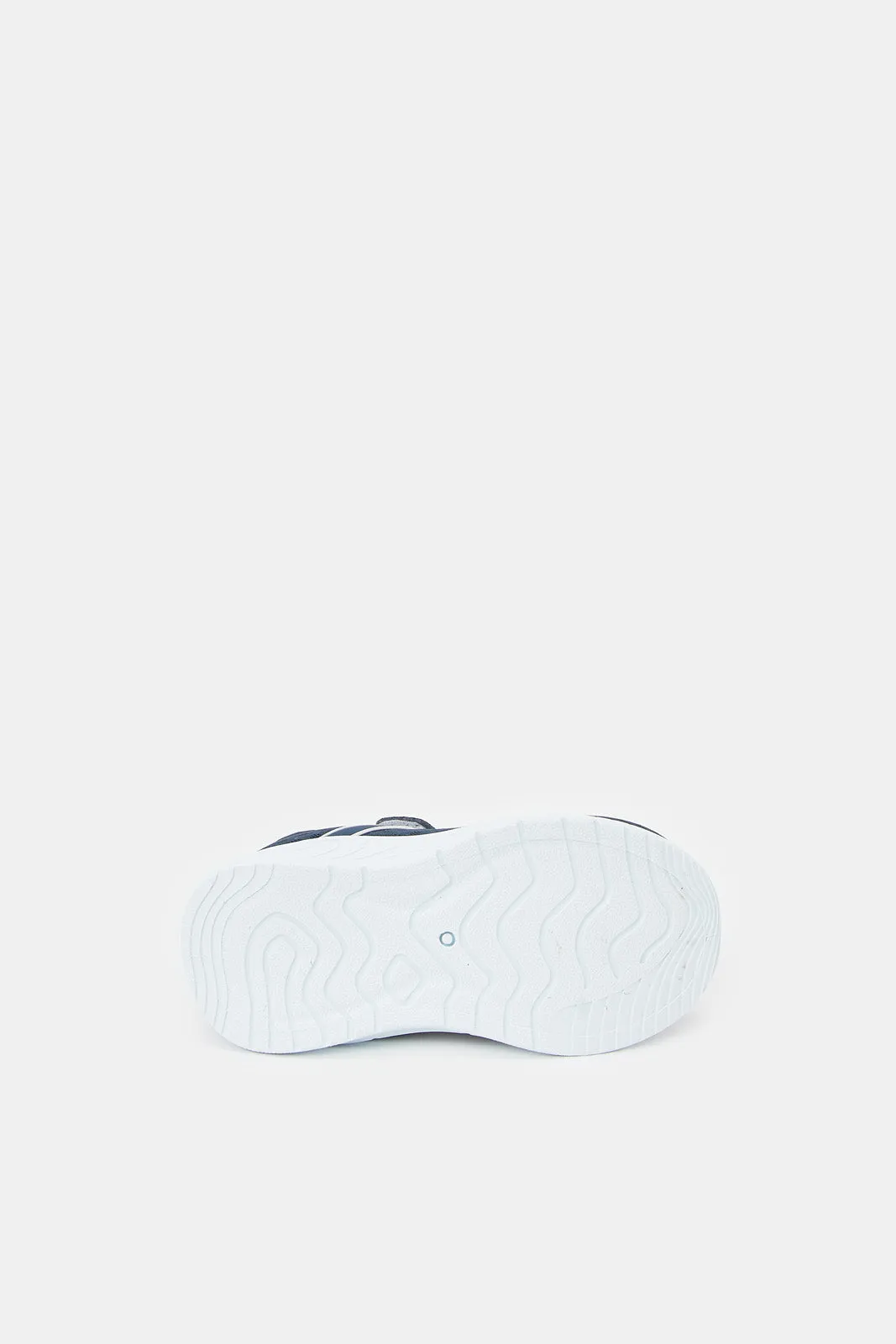 Infant Boys Navy Velcro Strap Pump