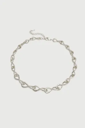 Infinity Link Collar Necklace