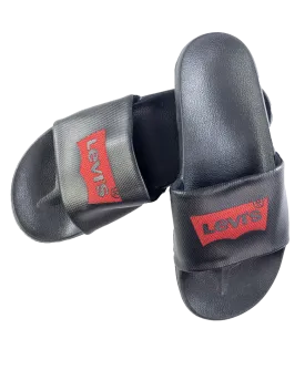 June Batwing Sliders in Black