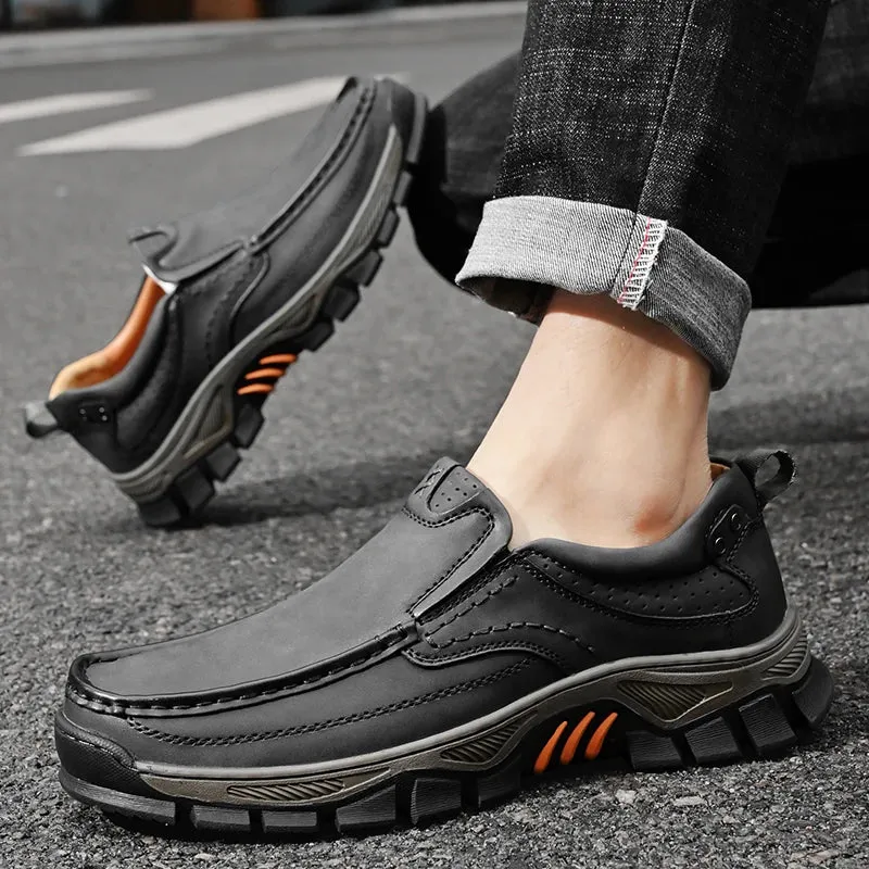 Leather Casual Comfort Loafers Soft Classic Footwear Non-slip