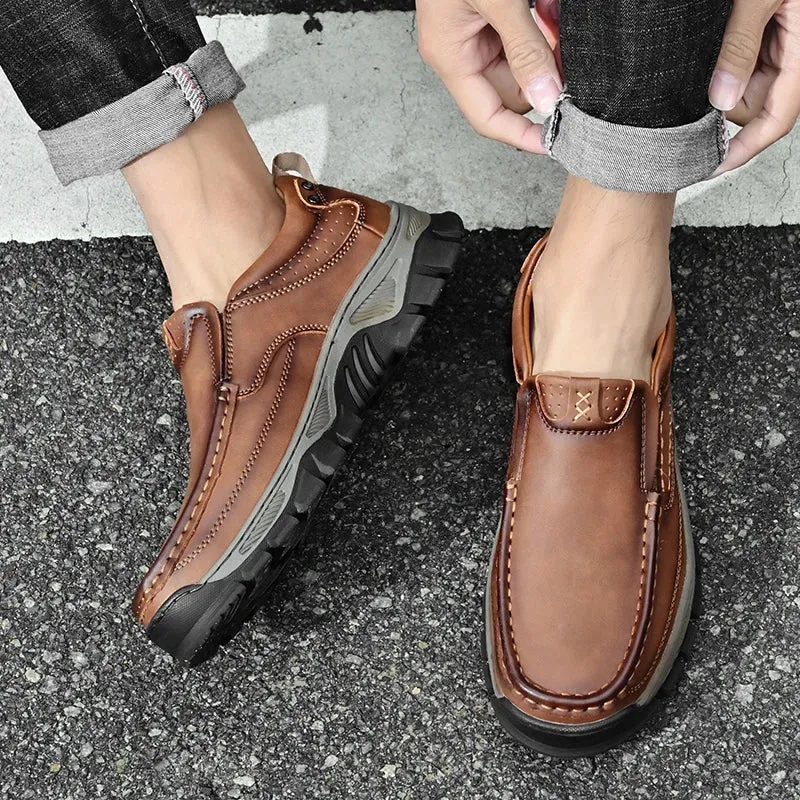 Leather Casual Comfort Loafers Soft Classic Footwear Non-slip