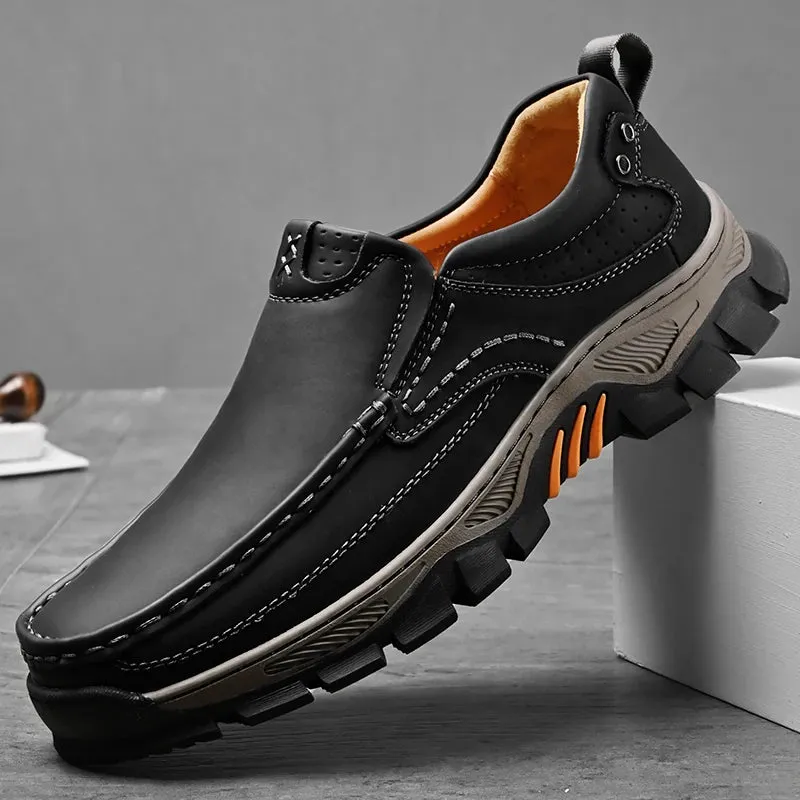 Leather Casual Comfort Loafers Soft Classic Footwear Non-slip