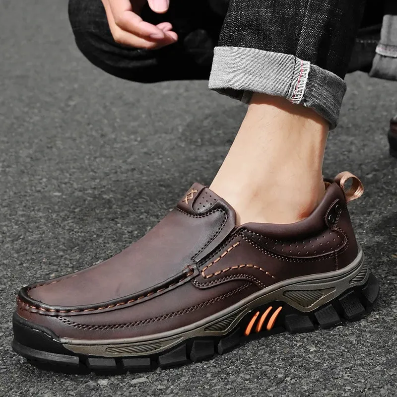Leather Casual Comfort Loafers Soft Classic Footwear Non-slip