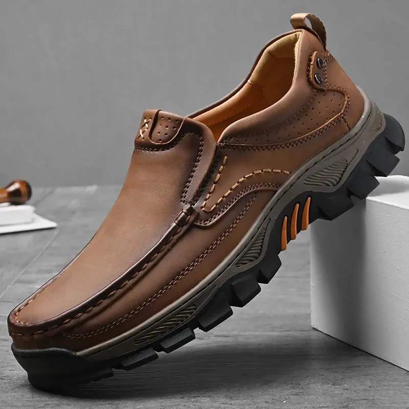Leather Casual Comfort Loafers Soft Classic Footwear Non-slip