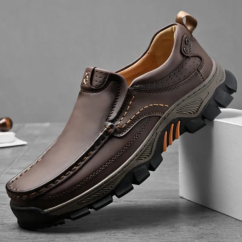 Leather Casual Comfort Loafers Soft Classic Footwear Non-slip