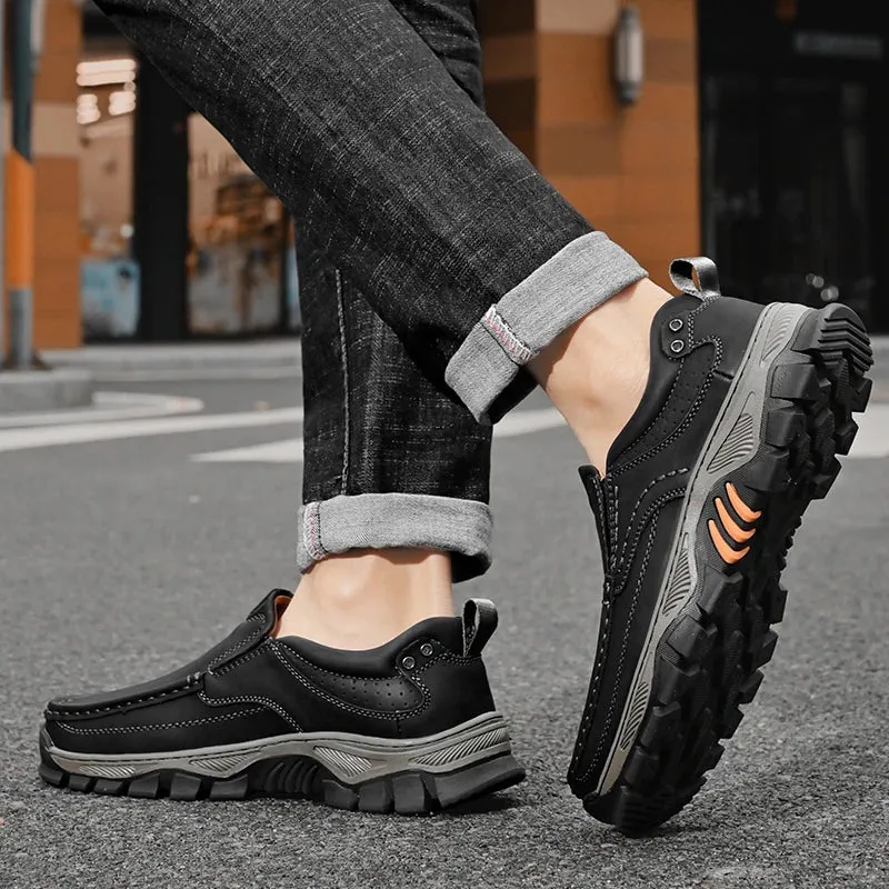 Leather Casual Comfort Loafers Soft Classic Footwear Non-slip