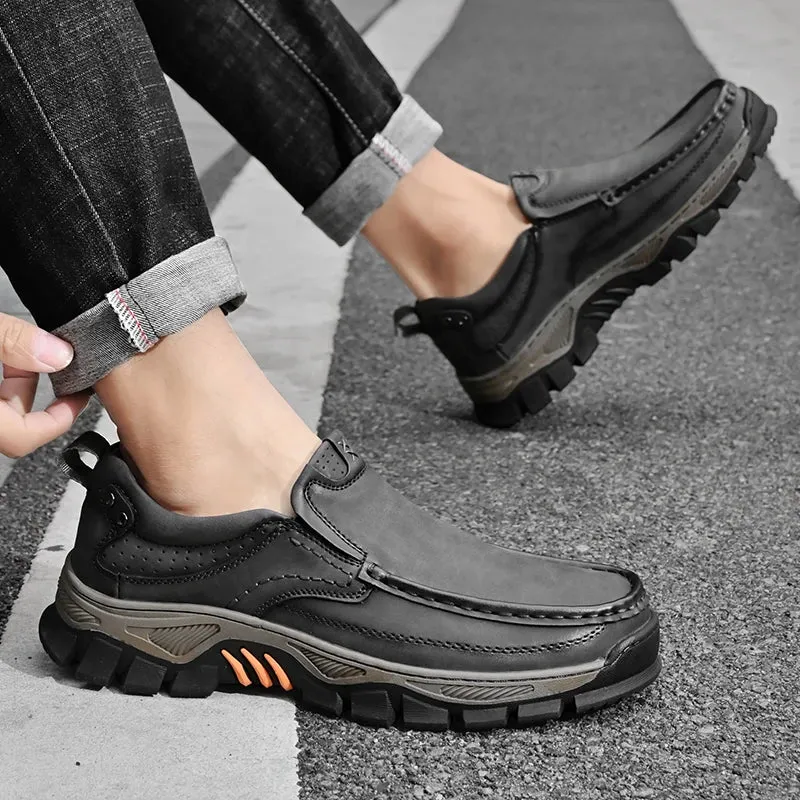 Leather Casual Comfort Loafers Soft Classic Footwear Non-slip