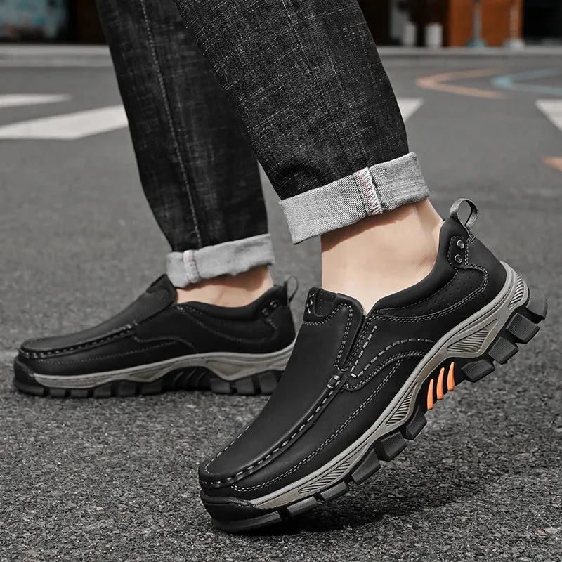 Leather Casual Comfort Loafers Soft Classic Footwear Non-slip