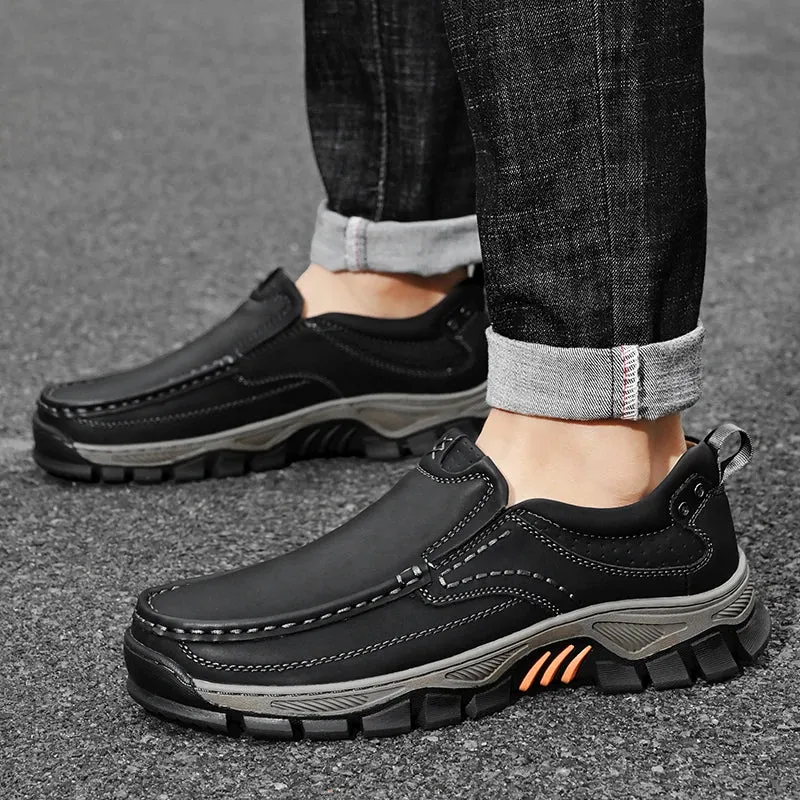 Leather Casual Comfort Loafers Soft Classic Footwear Non-slip