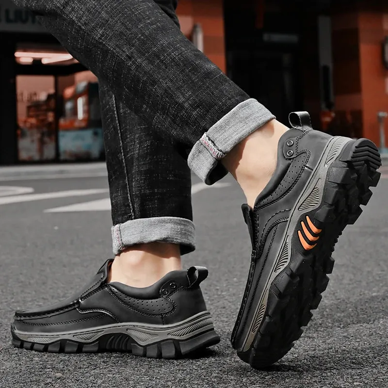 Leather Casual Comfort Loafers Soft Classic Footwear Non-slip