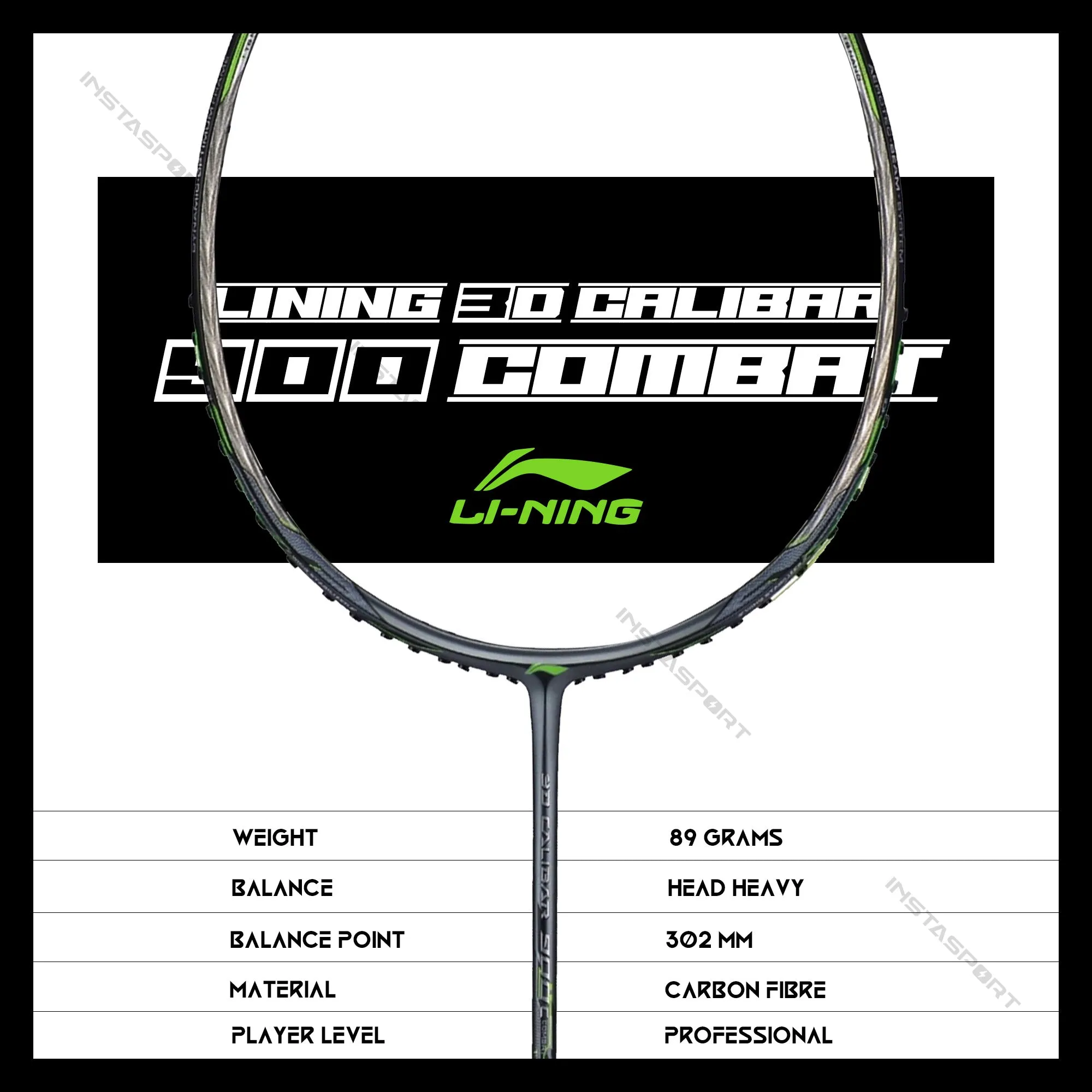 Li-Ning 3D Calibar 900 Combat Badminton Racket