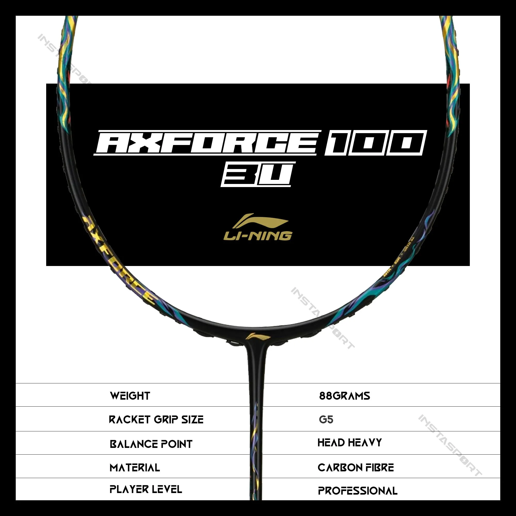 Li-Ning AXFORCE 100 (3U) Badminton Racket