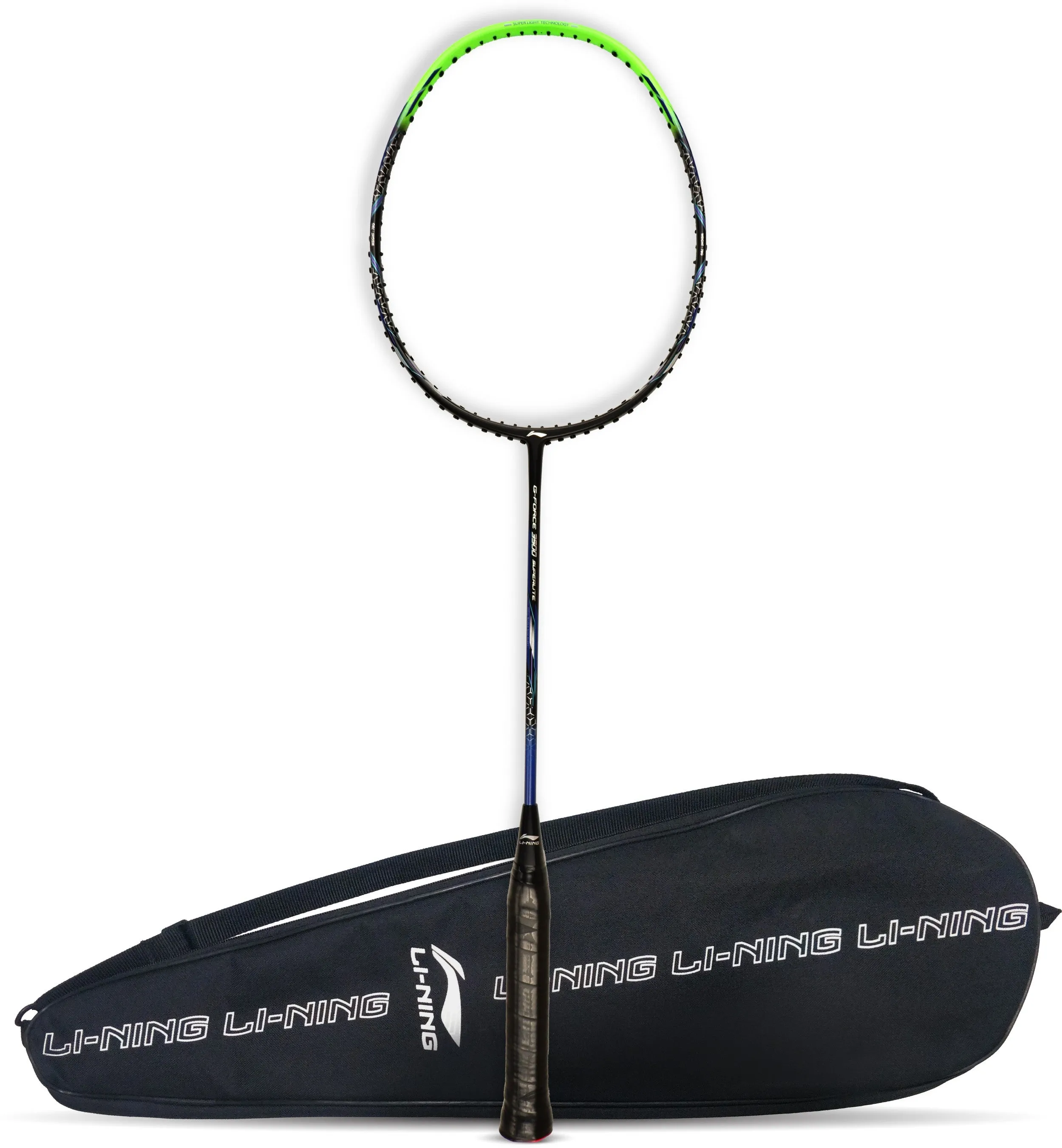 Li-Ning G-Force 3500 Superlite Unstrung Badminton Racquet (Black / Green)