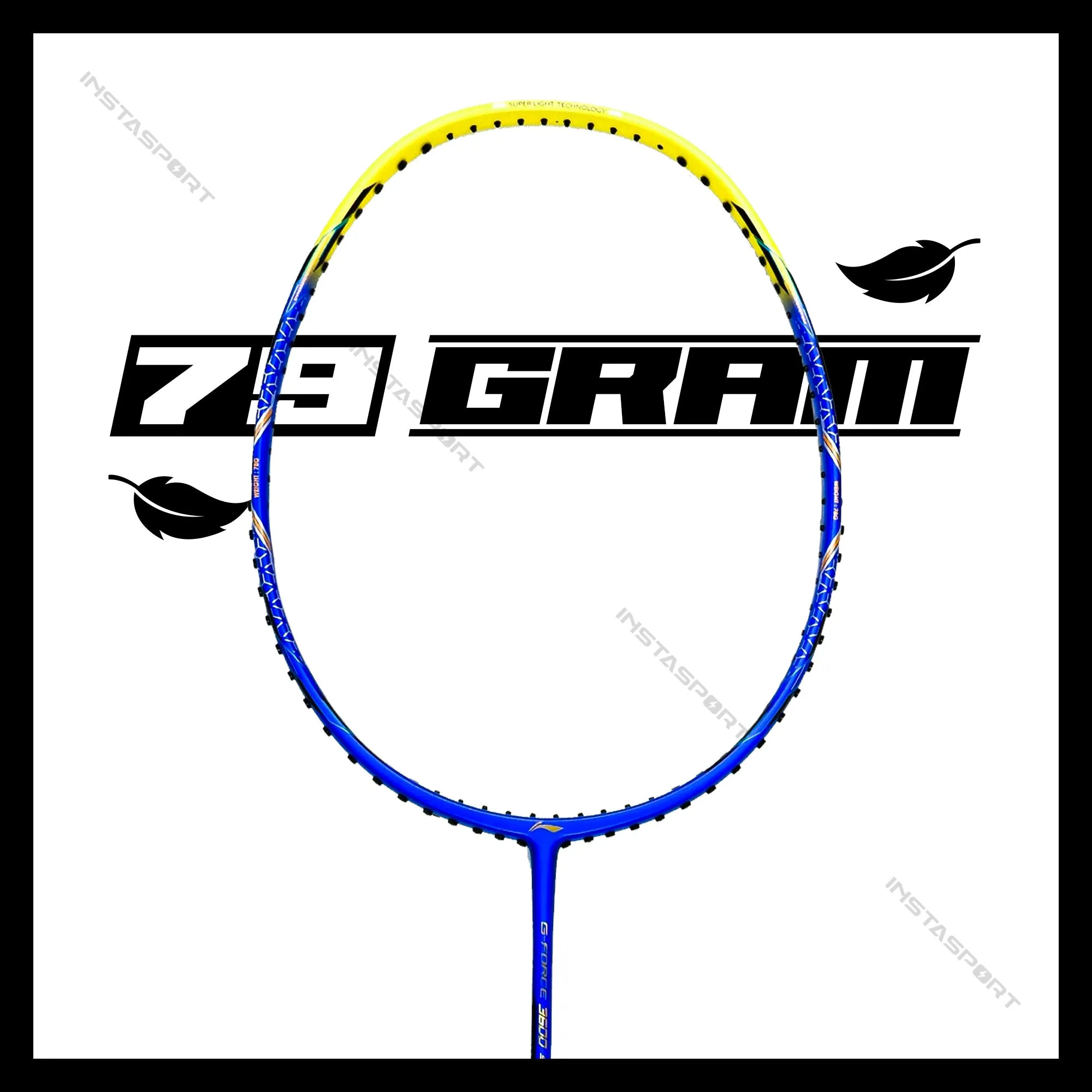 Li-Ning GForce 3600 Superlite Badminton Racket (Blue/Yellow)