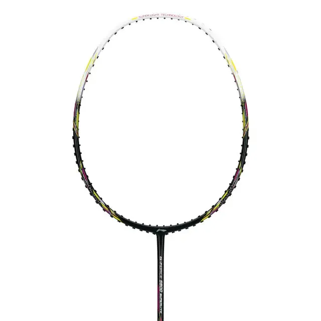 Li-Ning GForce 5800 Superlite Badminton Racket - Charcoal Olive/ White/ Lime