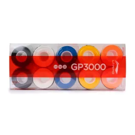 Li-Ning GP 3000 Badminton Racquet Overgrip - Assorted (Pack of 10)