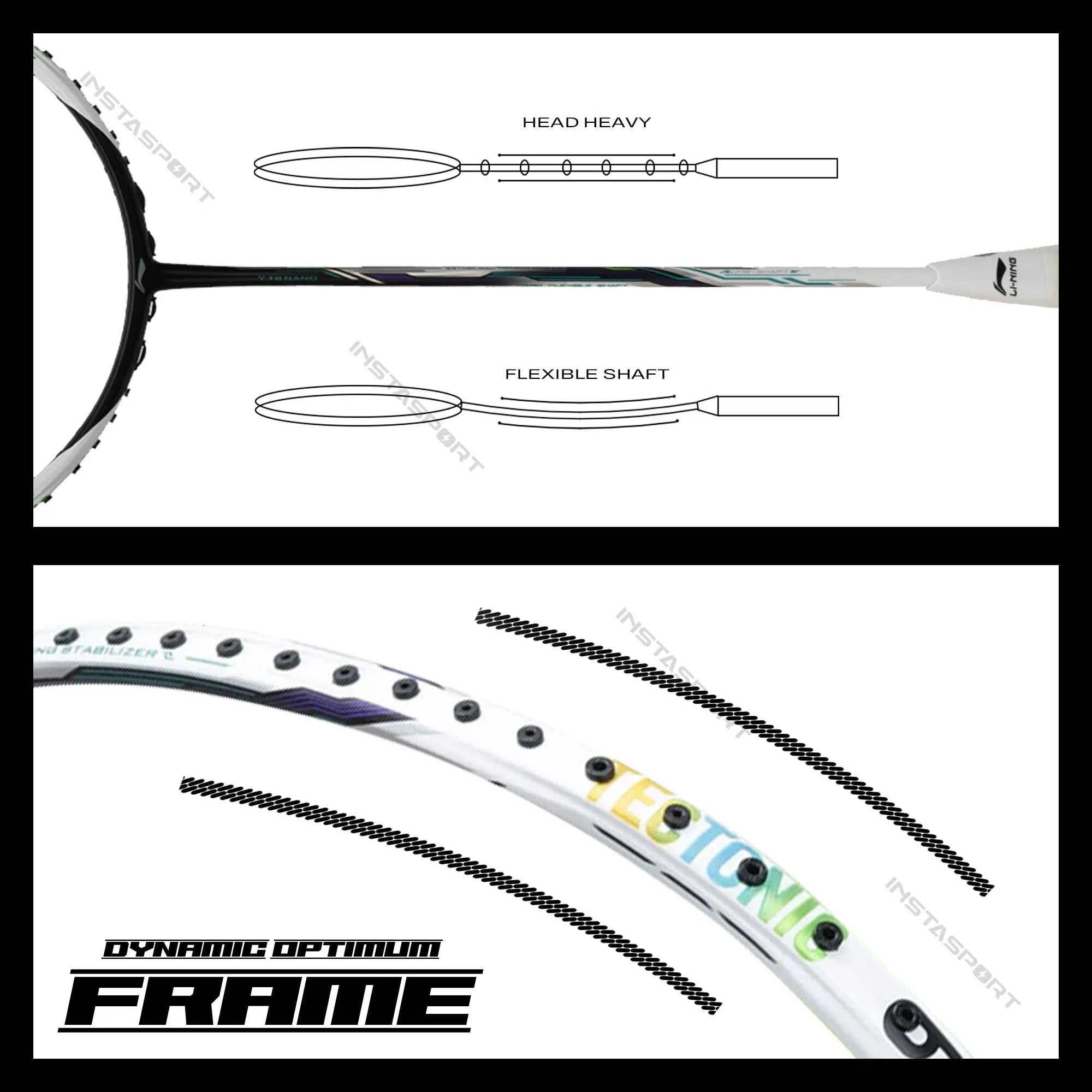 Li-Ning Tectonic 9 Badminton Racket (4U)