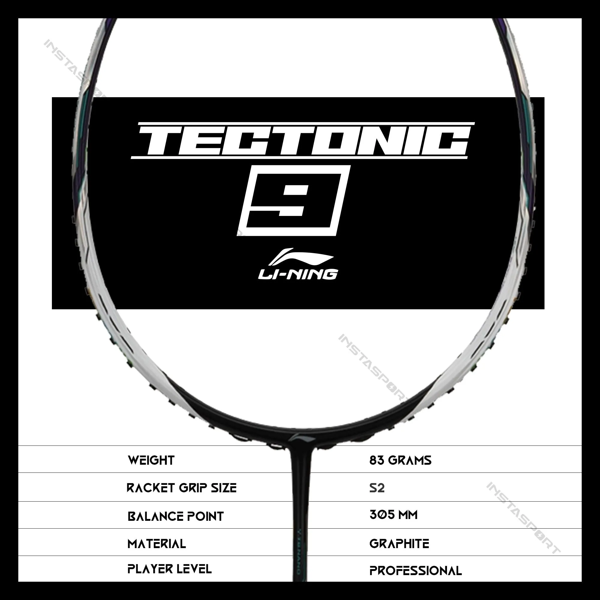 Li-Ning Tectonic 9 Badminton Racket (4U)
