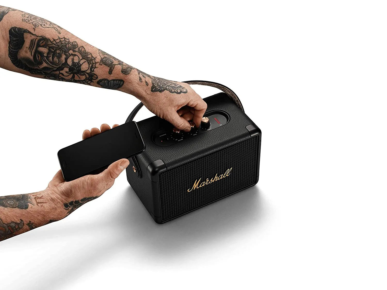 Marshall Kilburn II Portable Bluetooth Speaker (Black & Brass)