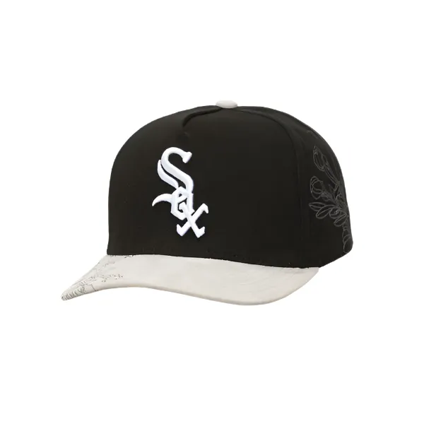 Mitchell & Ness Chicago White Sox Mayflower Pro Snapback - Black/Grey